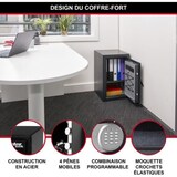thumbnail of Coffre-Fort Haute Sécurité -   - T6-331ML - Combinaison Électronique - Large 61,7 Litres MASTER LOCK