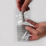 thumbnail of Lot de 100 Sachets plastiques à fermeture ZIP 80x120mm standard 50µ