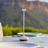thumbnail of Lumisky 6 Lampes de table RUBY Blanc H25cm + base de chargement Acier Blanc