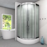thumbnail of Dampfdusche Duschkabine Sauna Dusche D58-50M3-EC 90x90 cm mit 2K Scheiben Versiegelung