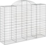 thumbnail of vidaXL Gabionen mit Hochbogen 13Stk. 200x50x140/160cm Verzinktes Eisen