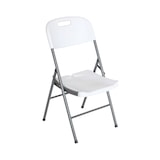 thumbnail of Silla Plegable con Asa Blanco 47x58x87cm O91