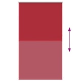 thumbnail of vidaXL Verdunkelungsrollo Rot 125x230cm Stoffbreite 121,6cm Polyester