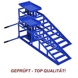 thumbnail of Auffahrrampe hydraulisch höhenverstellbar PKW 2x blau Tragkraft 2t pro Stück