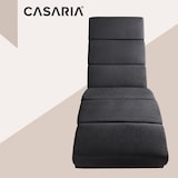 thumbnail of Casaria Relaxliege London Massage Leinenoptik Anthrazit