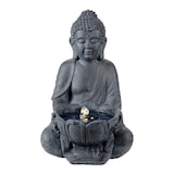 thumbnail of LUMINEO - Fontaine solaire Bouddha. Lumière chaude. 29,5X28X45Cm