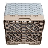 thumbnail of CAMBRO - 16S1114-184 - Rack para lavagem 16 comp. 6 alturas - 10,9 cm Ø máx. - alt. máx. 29,9 cm - 50 x 50 x 34,9 cm - Beige