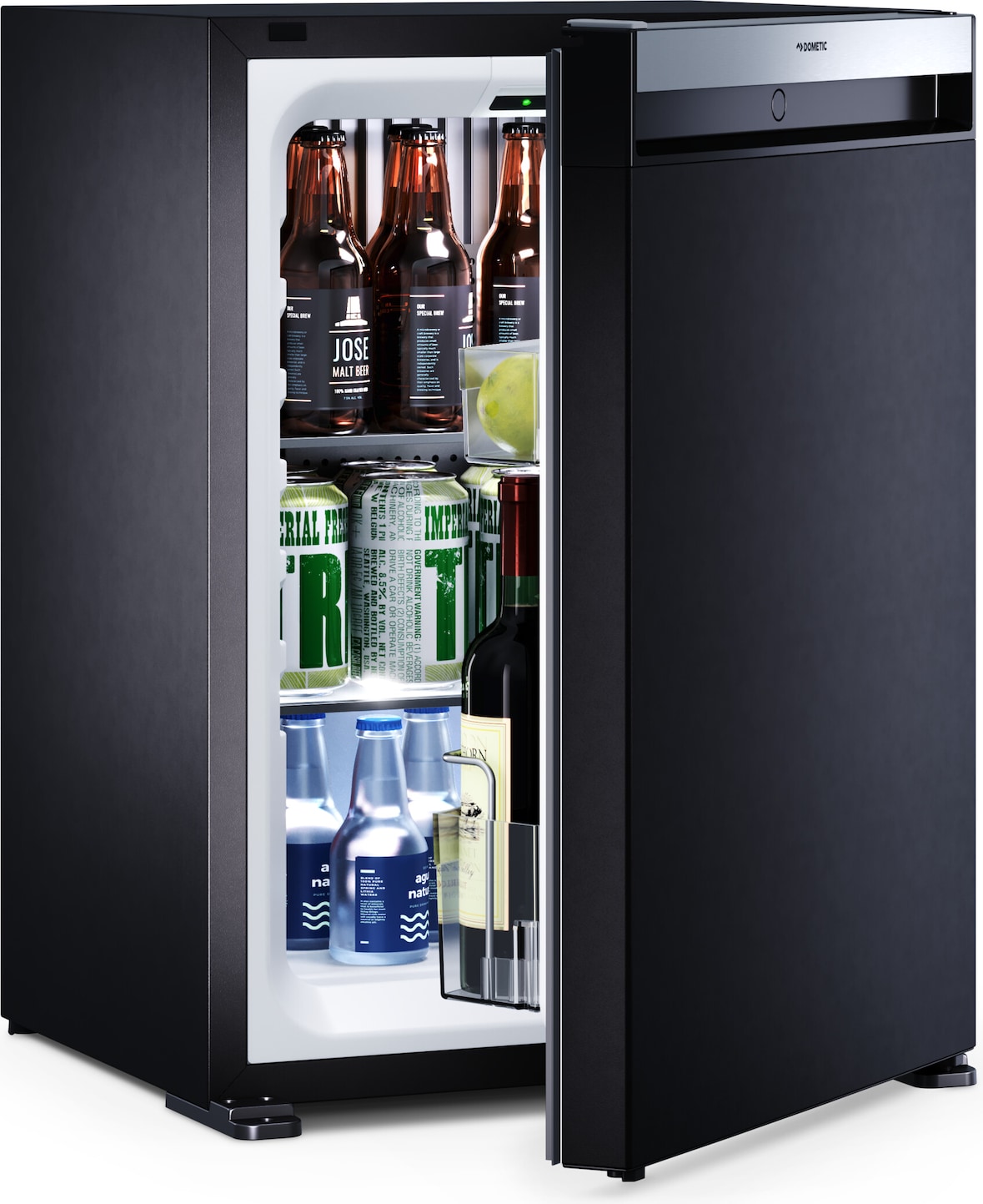 Dometic HiPro Evolution N40S R 100% lautlos – 0dB – Hotelminibar – Einbaugerät – rechtsanschlag