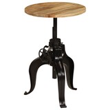 thumbnail of vidaXL Bartisch Massivholz Mango 60×(76-110) cm