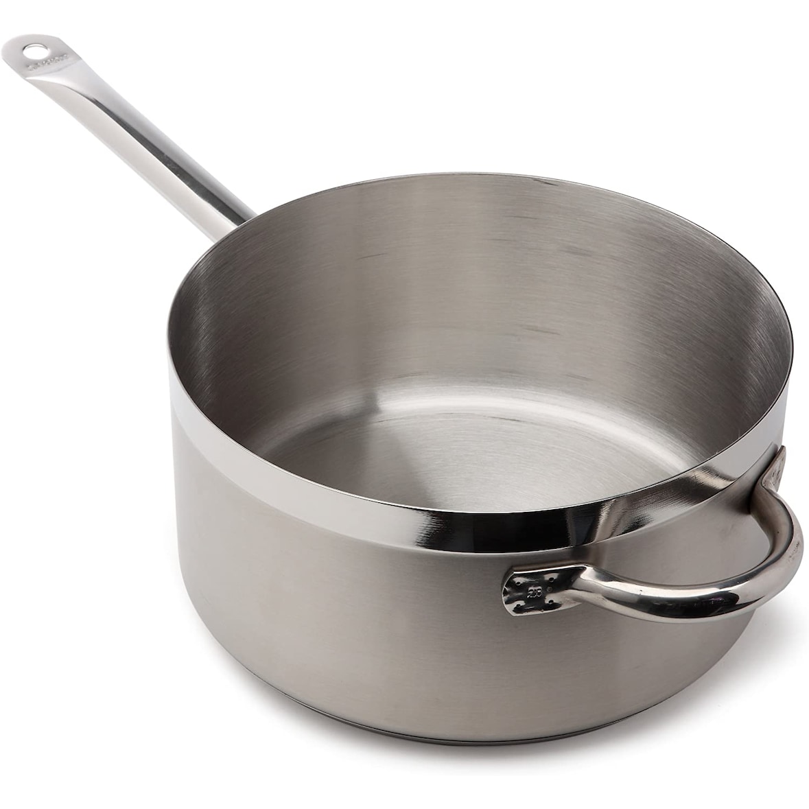 Lacor – 54229N – French Chef Luxe Kochtopf 28 cm, Edelstahl