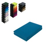 thumbnail of Doppelpack Jersey Spannbettlaken 90 - 100 x 200 cm Petrol