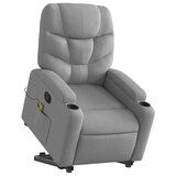 thumbnail of Fauteuil de massage inclinable Gris clair Tissu Modèle Quervoriax