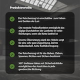 thumbnail of Ratschenzug 1,5  t Tragkraft - 3 m Hubhöhe Hebezug Kettenzug Hebelzug Flaschenzug