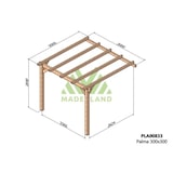 thumbnail of Pérgola de Madera Laminada Adosada  - PALMA