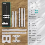 thumbnail of ONKRON Supporto TV da Soffitto 32-80", fino a 68 kg, VESA max 600x400, Altezza Regolabile, Girevole e Inclinato N1L-W Bianco