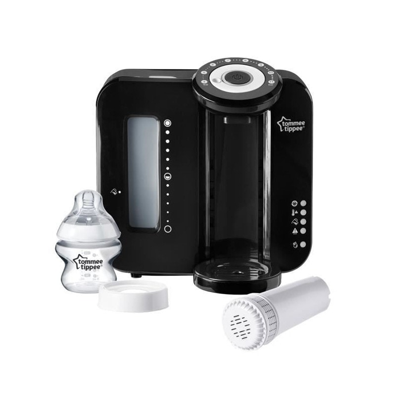 Tommee Tippee Perfect Prep - Preparateur De Biberon - Nouvelle Fonction Hot Shot - Noir