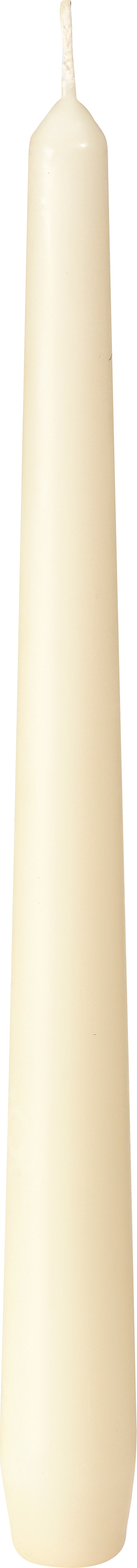 Duni Leuchterkerzen, getaucht 250 x Ø 22 mm 7,5 Std. Cream, 100 Stk/Krt (2 x 50 Stk)