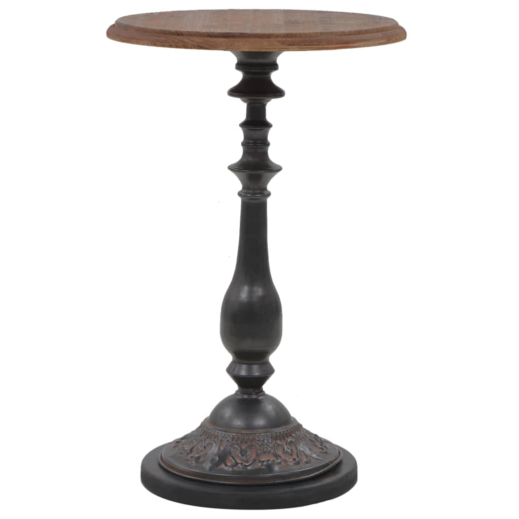 Table d'appoint Bois de sapin massif 40 x 64 cm Marron Modèle Sirius Design