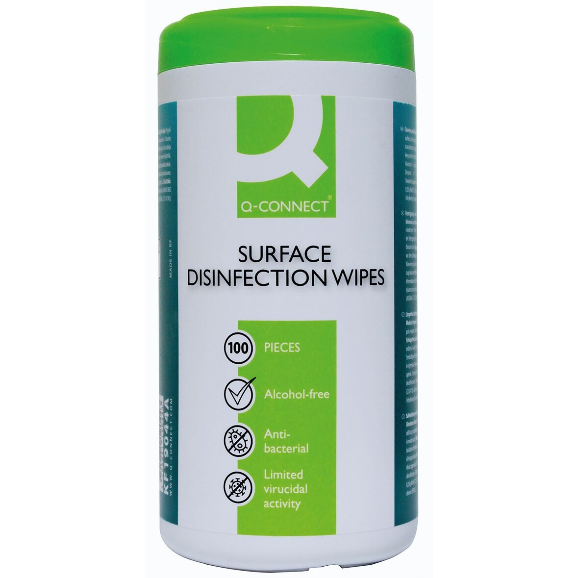 Q-Connect® KF19044 Reinigungstücher Desinfizierend - 100 Stück
