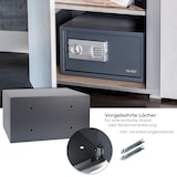 thumbnail of HMF Tresor mit Zahlenschloss für 15 Zoll Laptops und DIN A3 Dokumente, 45 x 25 x 36,5 cm, Anthrazit