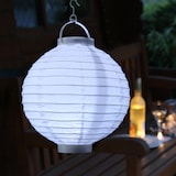 thumbnail of LED Lampion kaltweiße LED 20cm Kugel Laterne Partylampion 5er Set weiß