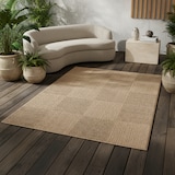 thumbnail of Teppich Balkon Jute-Optik Pflegeleicht Waschbar Strapazierfähig Terrasse Küche Beige 140x200 cm OEKO-TEX – ARLBERG von Kadima Design