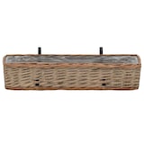 thumbnail of vidaXL Balkonbakken 2 st 80 cm wicker met PE-voering