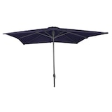 thumbnail of Alu Sonnenschirm 3x3 m UV30+ quadratisch Kurbelschirm Gartenschirm Balkon blau : Blau