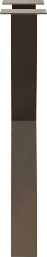thumbnail of vidaXL Esstischbeine X-Form 2 Stk. Naturstahl 60x(72-73) cm Stahl