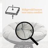 thumbnail of Rijoka Loungestoel Rond – Draaibaar 360 Graden – Zwart