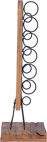 thumbnail of vidaXL Weinständer für 6 Flaschen 35x35x100 cm Massivholz Teak