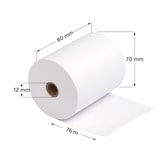 thumbnail of Caja 10 rollo térmico 80mmx76mm  SIGMA sin bisfenol