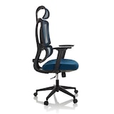 thumbnail of Silla de oficina / silla giratoria ERGOMY asiento tela/respaldo malla azul mybuero