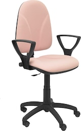 thumbnail of Cadeira Algarra e anatómica com mecanismo de contacto permanente e tecido BALI na cor rosa (INCLUI BRAÇOS FIXOS)