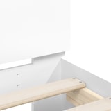 thumbnail of vidaXL Bettgestell mit Kopfteil Weiß 75x190 cm Holzwerkstoff