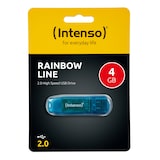 thumbnail of Intenso USB-Stick Rainbow Line 4 GB blau