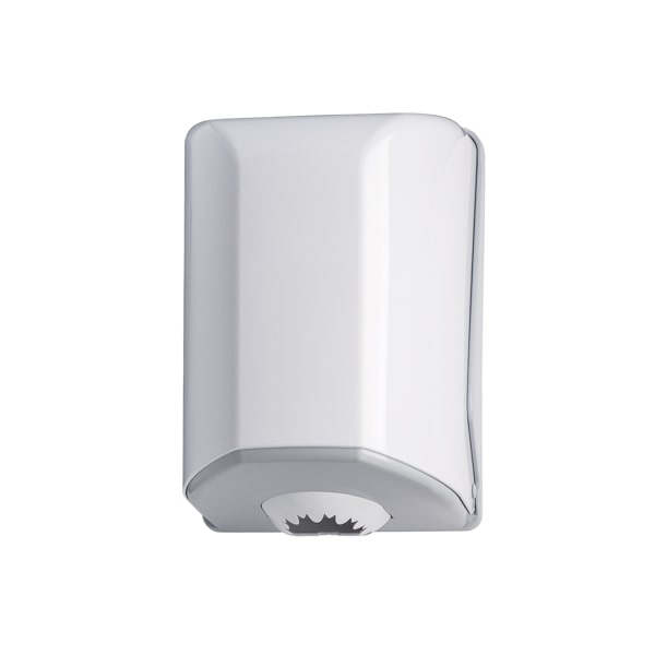 Wave Distributeur pour bobine d'essuyage a devidage central ABS Blanc 1 rouleau