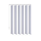 thumbnail of Lamellenvorhang Schiebevorhang fertiges Komplettsystem (hellgrau, 220x250 cm)