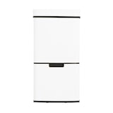 thumbnail of WELL HOME - 62L (37L + 25L) afvalbak, 2 compartimenten, automatisch openend, roestvrij staal, wit