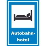 thumbnail of Autobahnhotel Schild A6 (105x148mm)