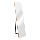 thumbnail of Helloshop26 - Miroir sur pied psyché inclinable 150 x 35 cm doré 03_0007969