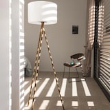 thumbnail of Lumisky Lampadaire d'extérieur sans fil TAMBOURY WOOD RGB H150cm Polyéthylène Beige