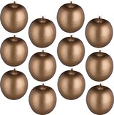 thumbnail of CREATIV home künstlicher Apfel, 8cm, gold, 12er Set