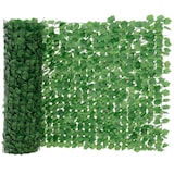 thumbnail of Helloshop26 - Cerca com tela de privacidade em formato de folhas feita de plástico poliéster e arame 300 x 100 cm verde 03_0001443