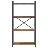 thumbnail of vidaXL Boekenkast Oud hout 60 x 30 x 118 cm Hout en Staal