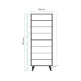 thumbnail of Dmora Scarpiera Dgrandin, Mobile portascarpe, Armadio da ingresso multiuso, Mobiletto per calzature, 50x38h135 cm, Quercia e Multicolore