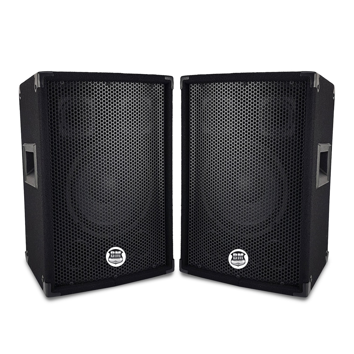Paire d'enceintes Sono Bass Reflex Trapézoïdal à 3 voies 8"/20cm - 2 x 300W - BM SONIC BMS-08