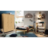 thumbnail of Möbilia Bücherregal | mit 2 Böden | Kiefer-Holz | B 80 x T 30 x H 100 cm | 19020056 | naturfarben lackiert | Serie REGAL