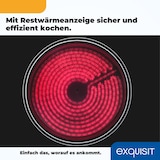 thumbnail of Exquisit Kochfeld EKC300-020 | Glaskeramik | Touch Control | 2 Kochstellen | Rahmenlos | 3000 W