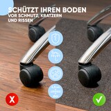 thumbnail of Björn&Schiller Bodenschutzmatte, Grau 100 x 120 cm Schreibtischunterlage, Rutschfeste Stuhlunterlage, Stärke: 4,5 mm